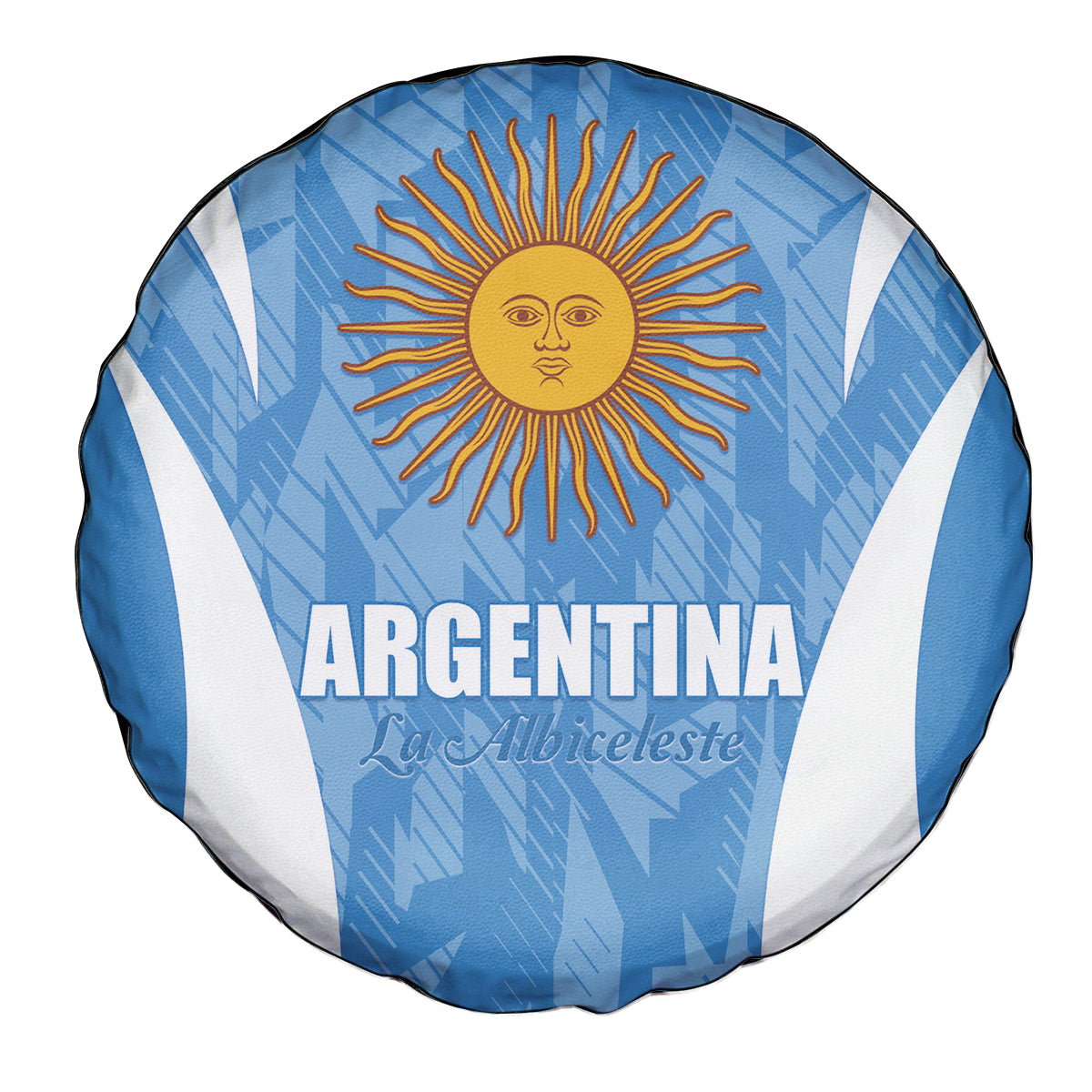 Argentina 2024 Spare Tire Cover Vamos La Albiceleste Campeon - Wonder Print Shop