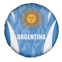 Argentina 2024 Spare Tire Cover Vamos La Albiceleste Campeon - Wonder Print Shop