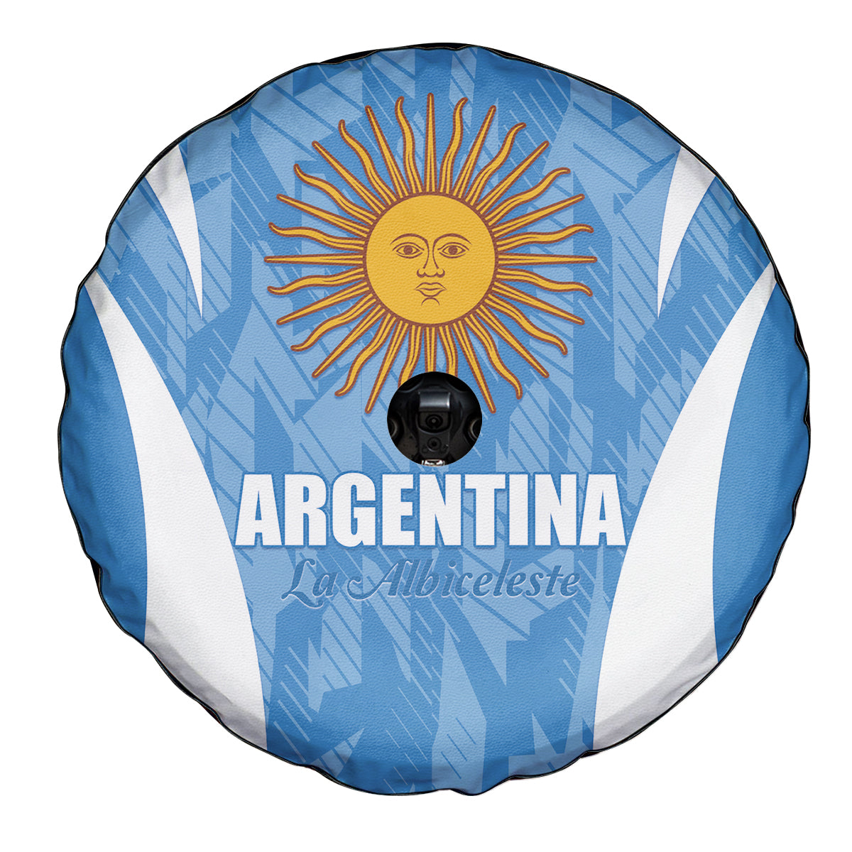 Argentina 2024 Spare Tire Cover Vamos La Albiceleste Campeon - Wonder Print Shop