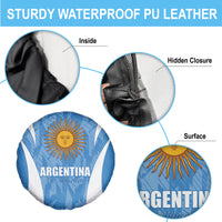 Argentina 2024 Spare Tire Cover Vamos La Albiceleste Campeon - Wonder Print Shop