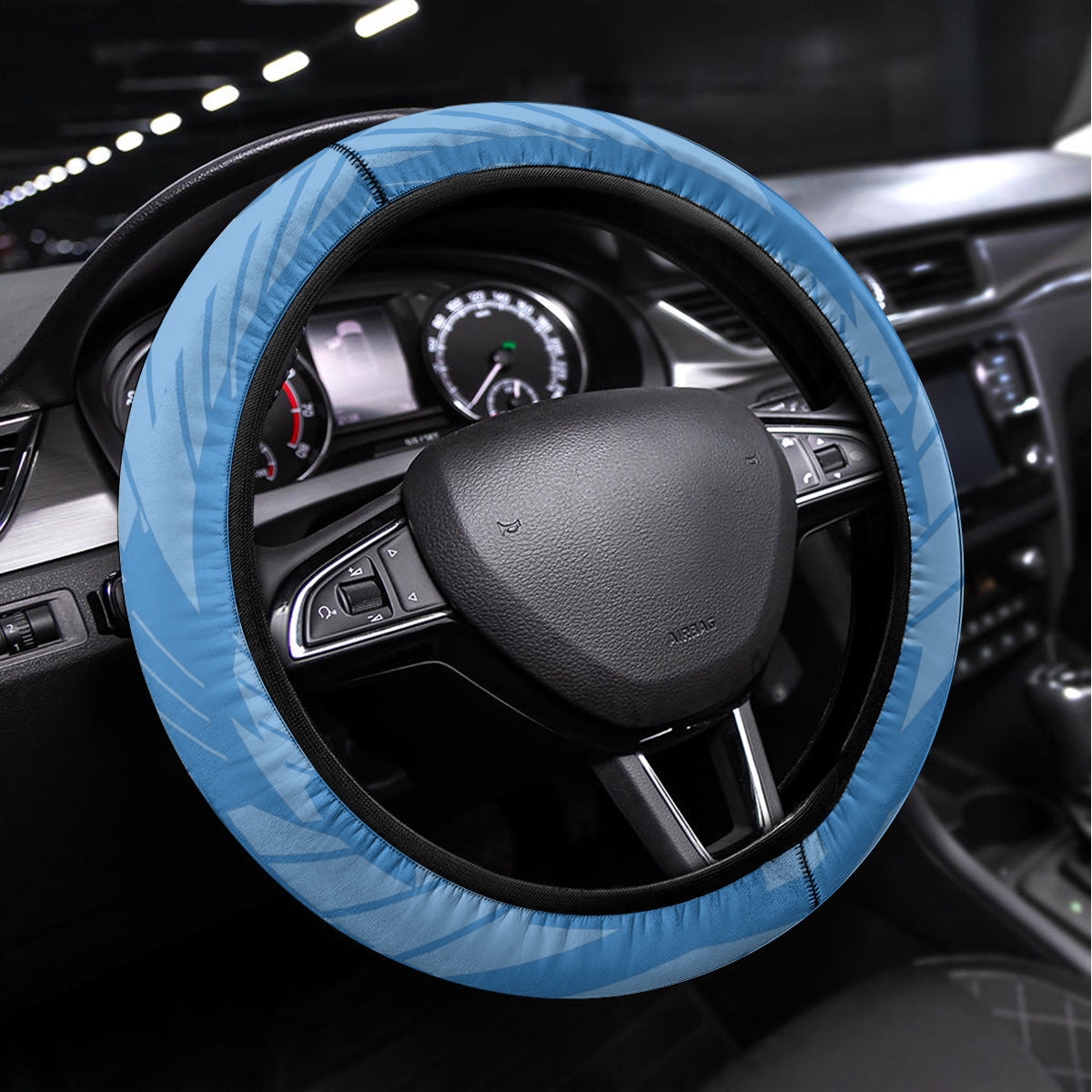 Argentina 2024 Steering Wheel Cover Vamos La Albiceleste Campeon - Wonder Print Shop