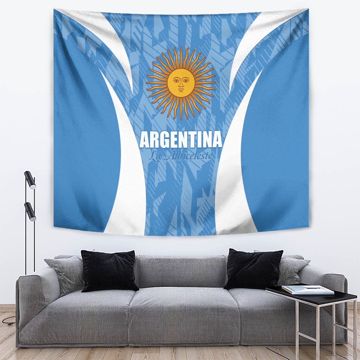 Argentina 2024 Tapestry Vamos La Albiceleste Campeon