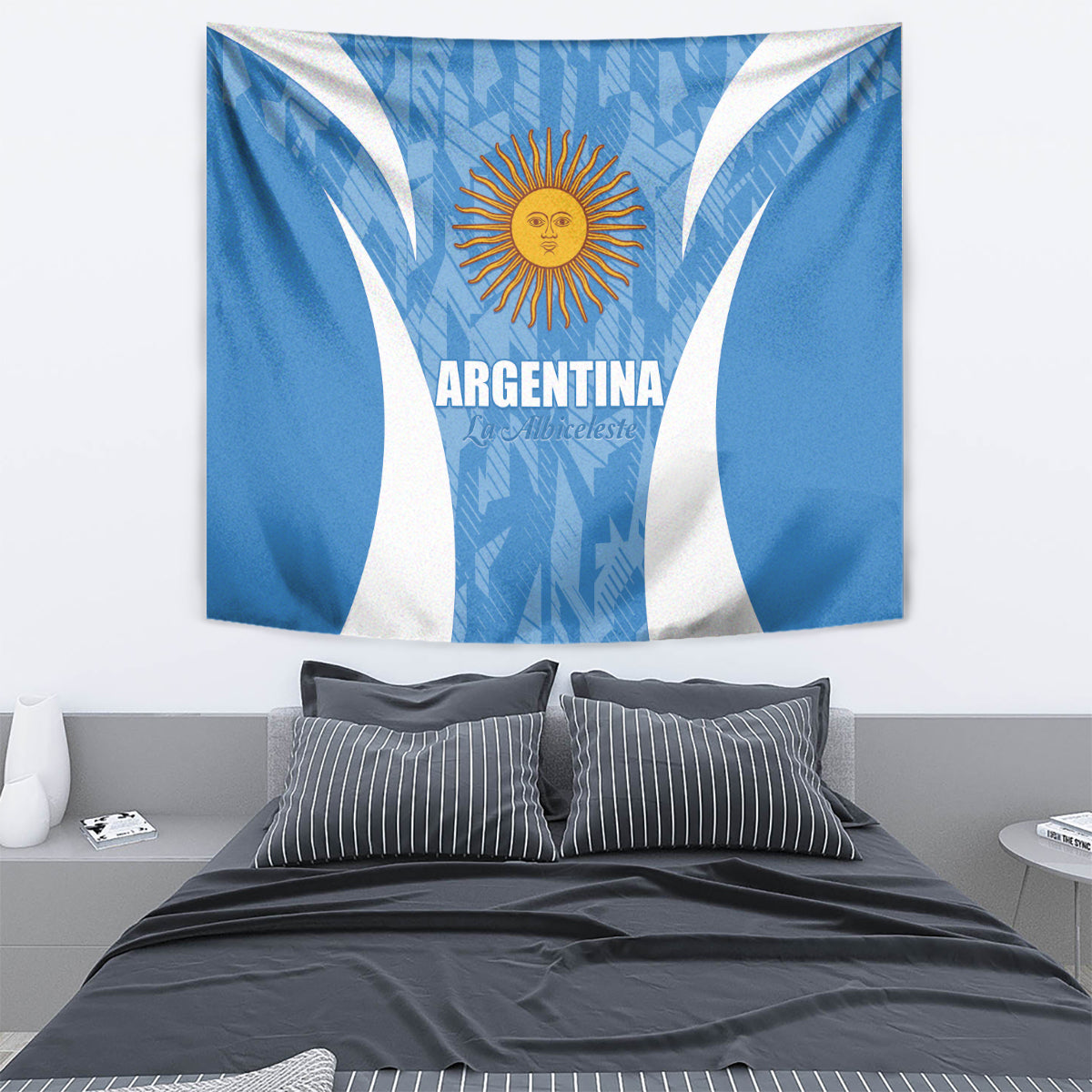 Argentina 2024 Tapestry Vamos La Albiceleste Campeon - Wonder Print Shop