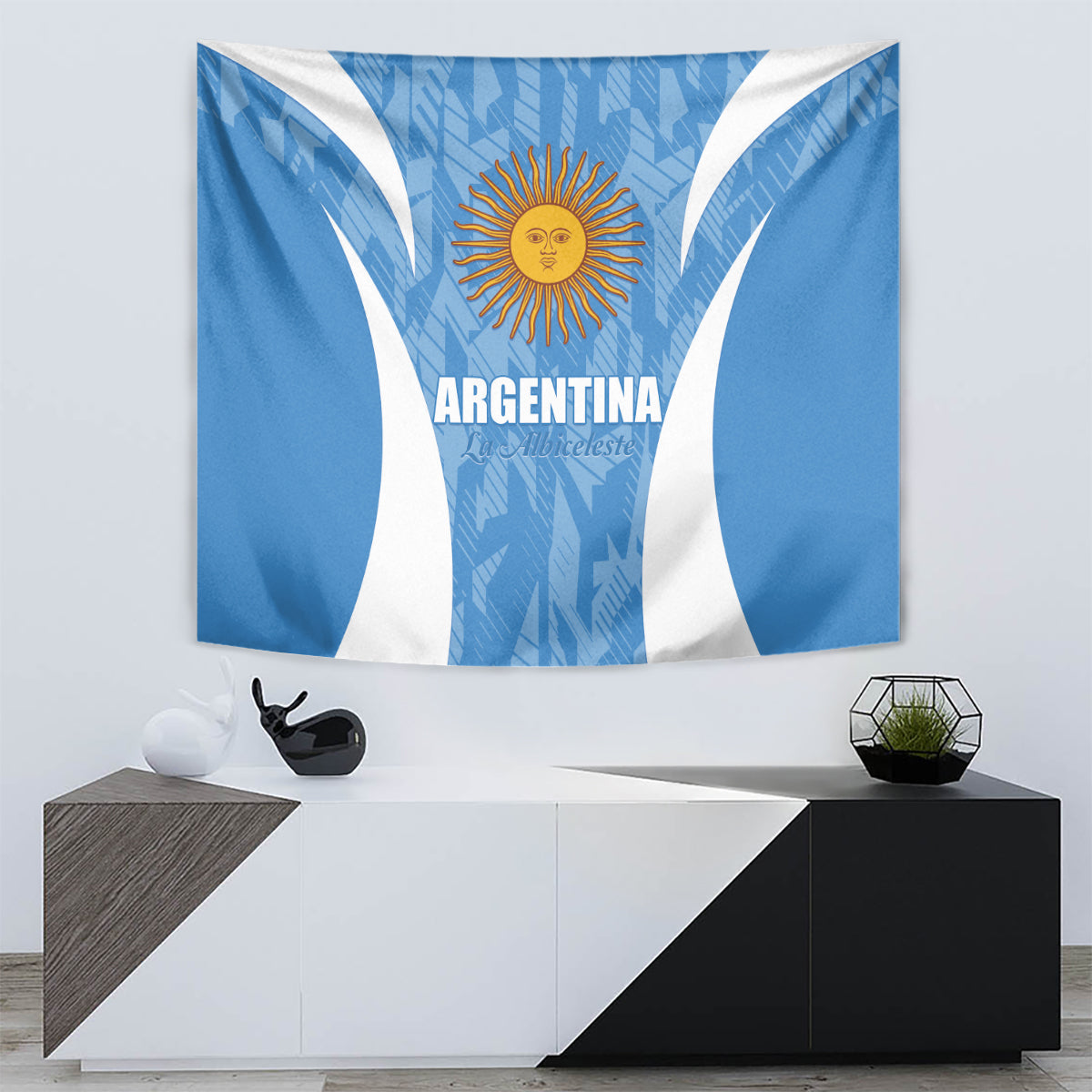Argentina 2024 Tapestry Vamos La Albiceleste Campeon - Wonder Print Shop