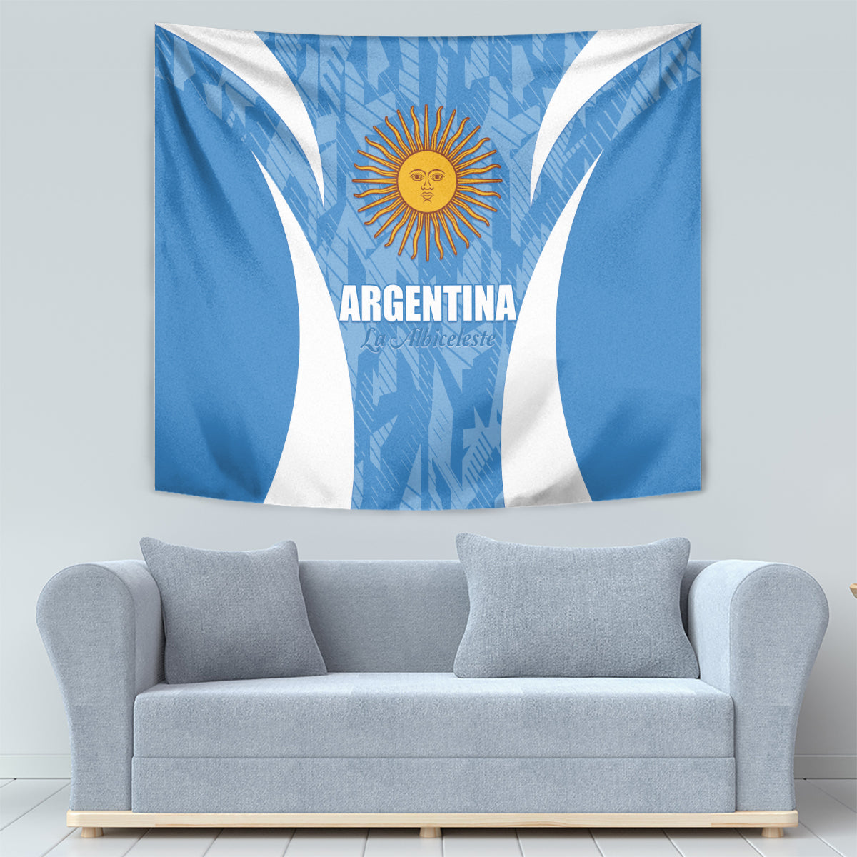 Argentina 2024 Tapestry Vamos La Albiceleste Campeon - Wonder Print Shop