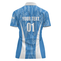 Personalized Argentina 2024 Women Polo Shirt Vamos La Albiceleste Campeon - Wonder Print Shop