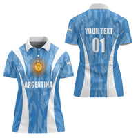 Personalized Argentina 2024 Women Polo Shirt Vamos La Albiceleste Campeon - Wonder Print Shop
