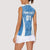 Personalized Argentina 2024 Women Sleeveless Polo Shirt Vamos La Albiceleste Campeon - Wonder Print Shop