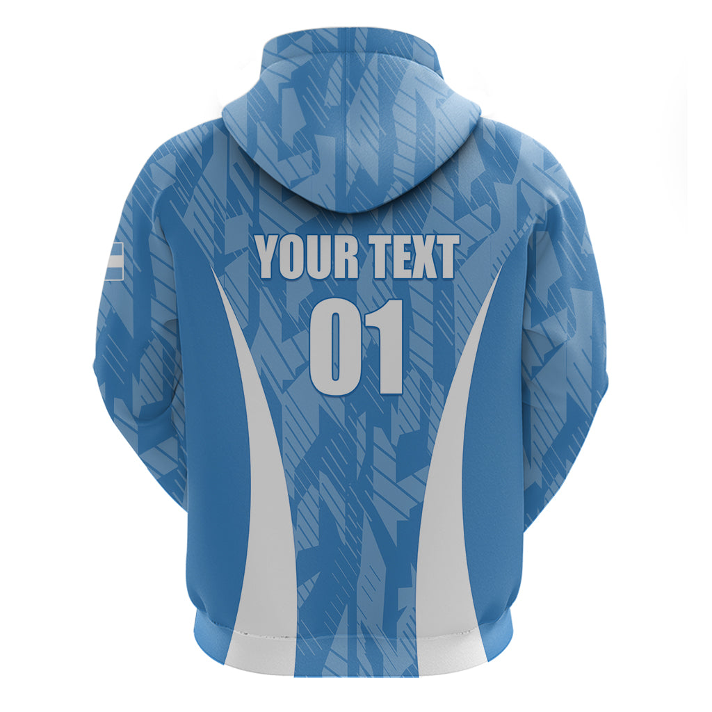 Personalized Argentina 2024 Zip Hoodie Vamos La Albiceleste Campeon - Wonder Print Shop