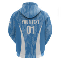 Personalized Argentina 2024 Zip Hoodie Vamos La Albiceleste Campeon - Wonder Print Shop