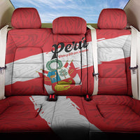 Peru Back Car Seat Cover Piruw Ripuwlika Flag Stylized