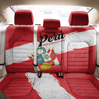 Peru Back Car Seat Cover Piruw Ripuwlika Flag Stylized