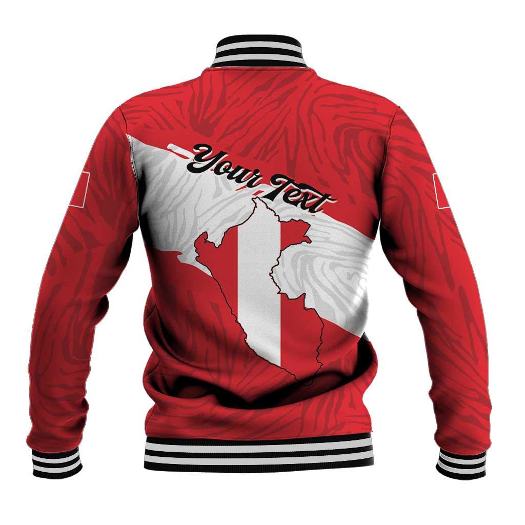 Personalized Peru Baseball Jacket Piruw Ripuwlika Flag Stylized
