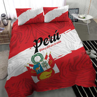 Peru Bedding Set Piruw Ripuwlika Flag Stylized