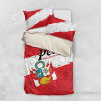 Peru Bedding Set Piruw Ripuwlika Flag Stylized