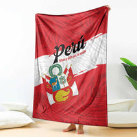 Peru Blanket Piruw Ripuwlika Flag Stylized