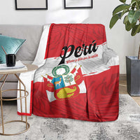 Peru Blanket Piruw Ripuwlika Flag Stylized