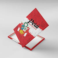 Peru Canvas Wall Art Piruw Ripuwlika Flag Stylized