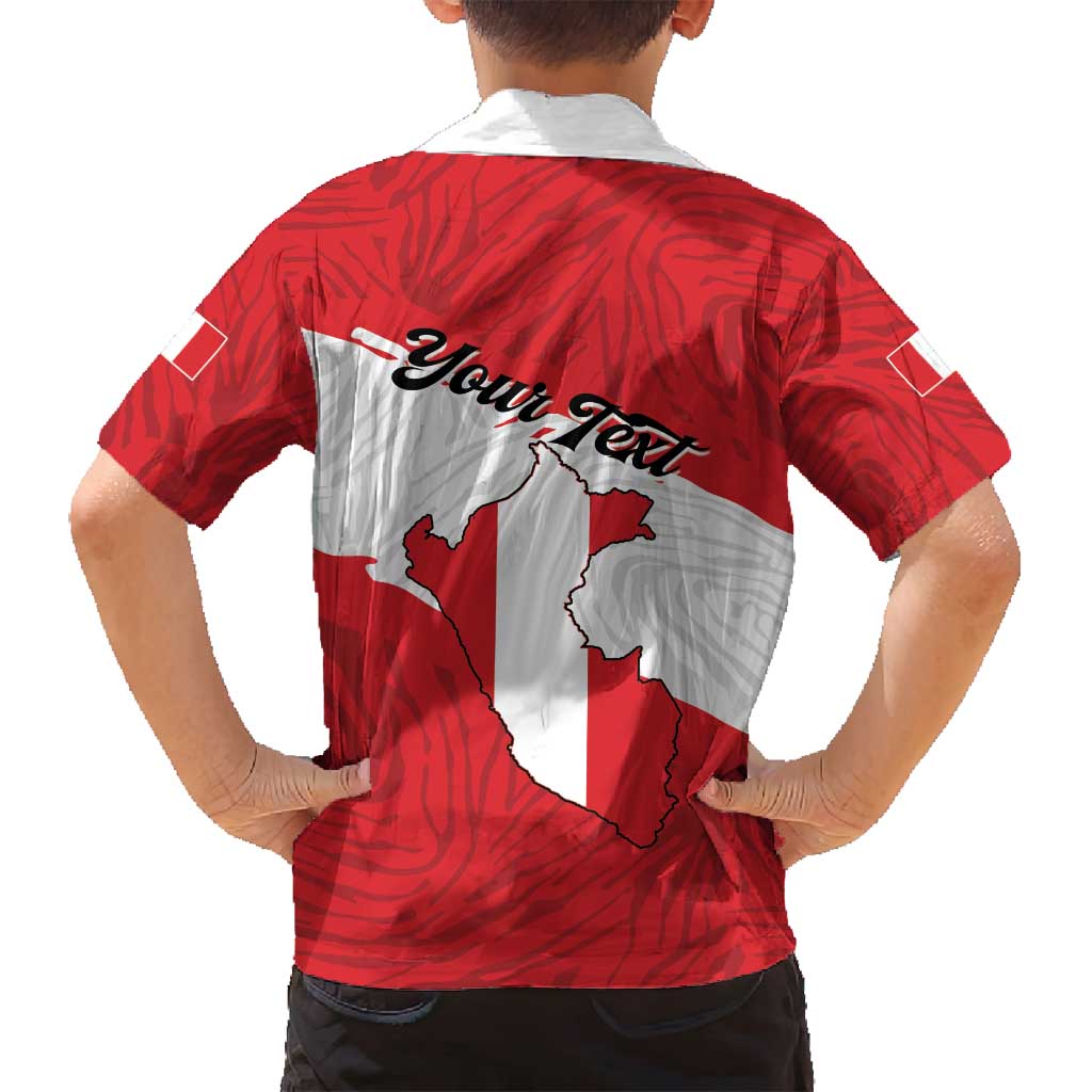 Personalized Peru Family Matching Long Sleeve Bodycon Dress and Hawaiian Shirt Piruw Ripuwlika Flag Stylized