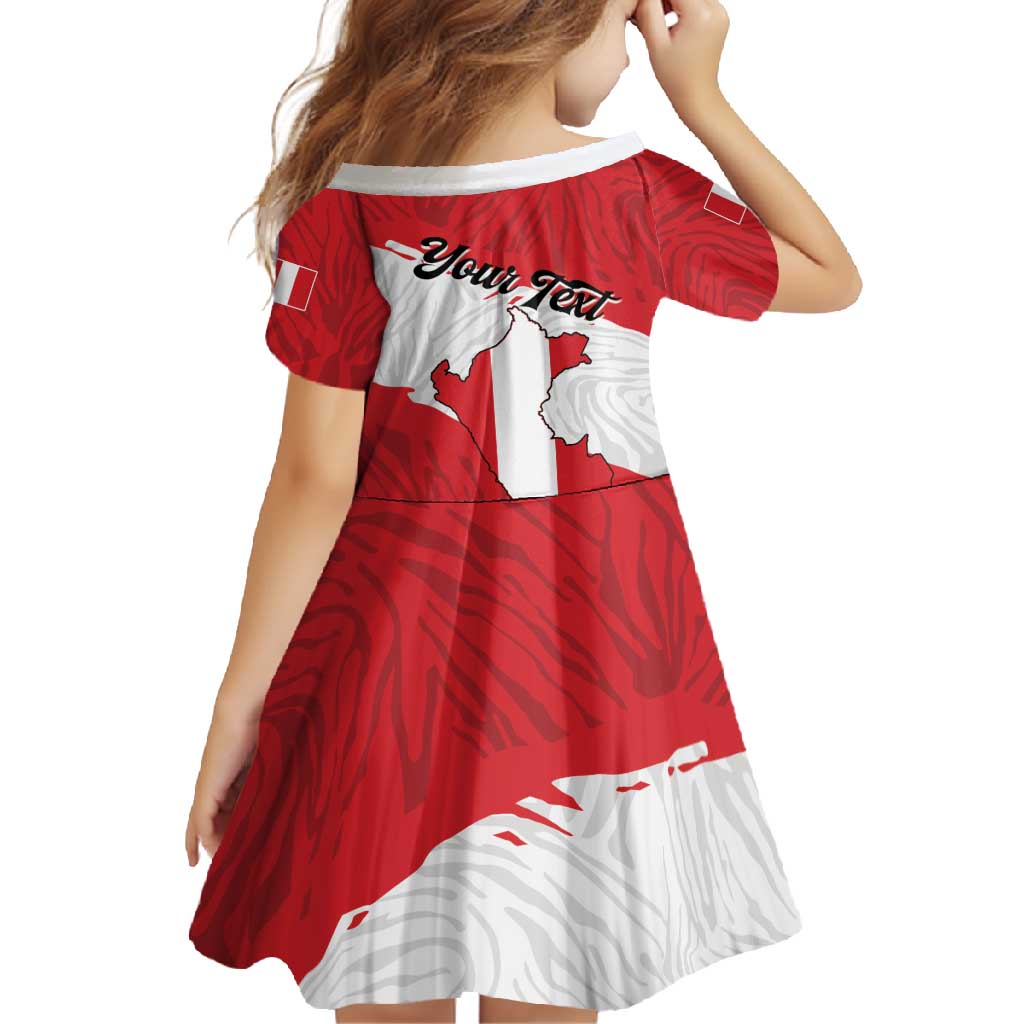 Personalized Peru Family Matching Long Sleeve Bodycon Dress and Hawaiian Shirt Piruw Ripuwlika Flag Stylized
