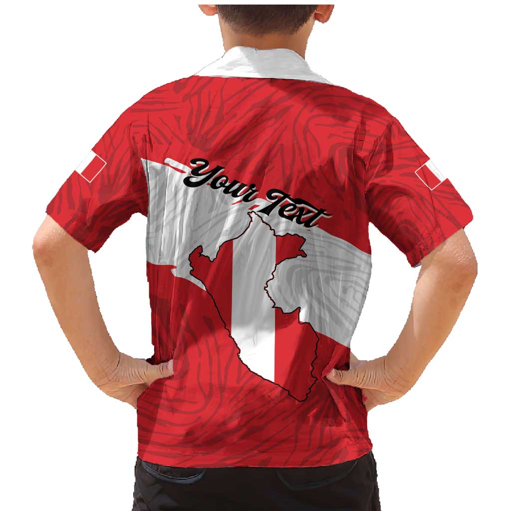 Personalized Peru Family Matching Mermaid Dress and Hawaiian Shirt Piruw Ripuwlika Flag Stylized