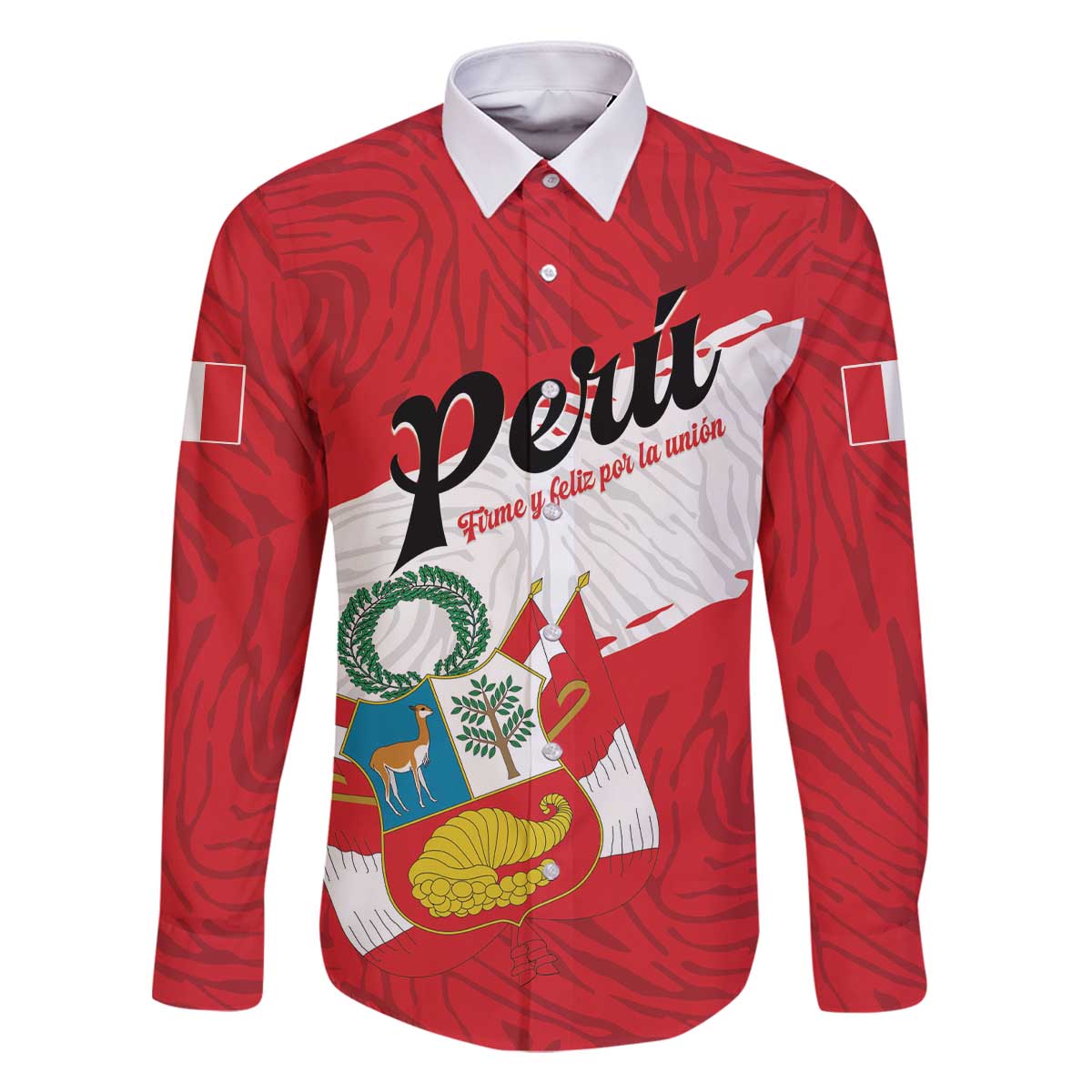 Personalized Peru Family Matching Off The Shoulder Long Sleeve Dress and Hawaiian Shirt Piruw Ripuwlika Flag Stylized