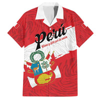 Personalized Peru Family Matching Off Shoulder Maxi Dress and Hawaiian Shirt Piruw Ripuwlika Flag Stylized