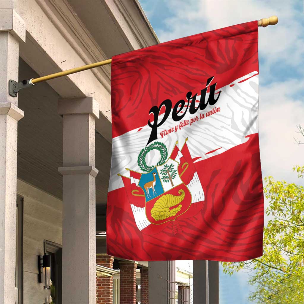 Peru Garden Flag Piruw Ripuwlika Flag Stylized