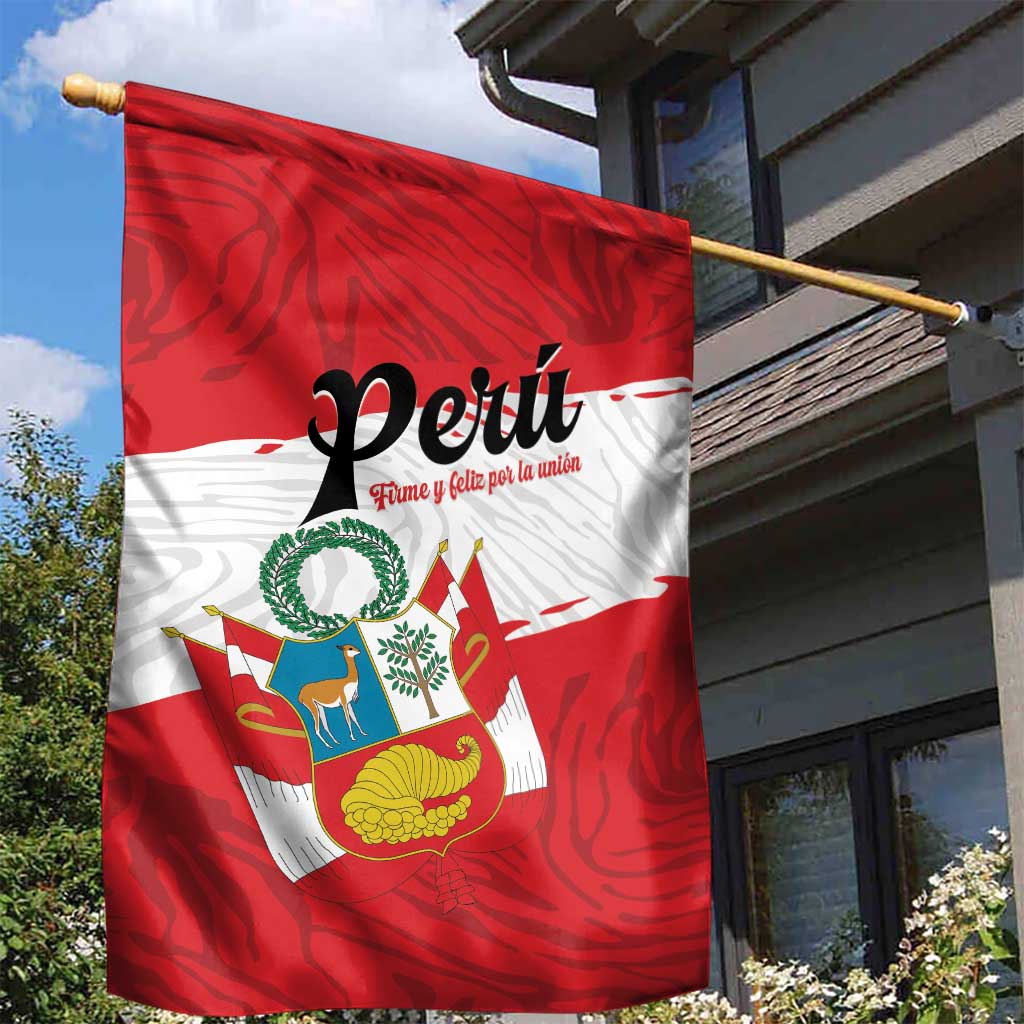 Peru Garden Flag Piruw Ripuwlika Flag Stylized