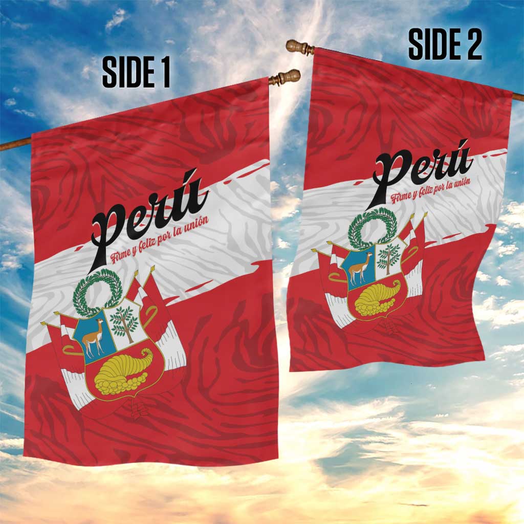 Peru Garden Flag Piruw Ripuwlika Flag Stylized
