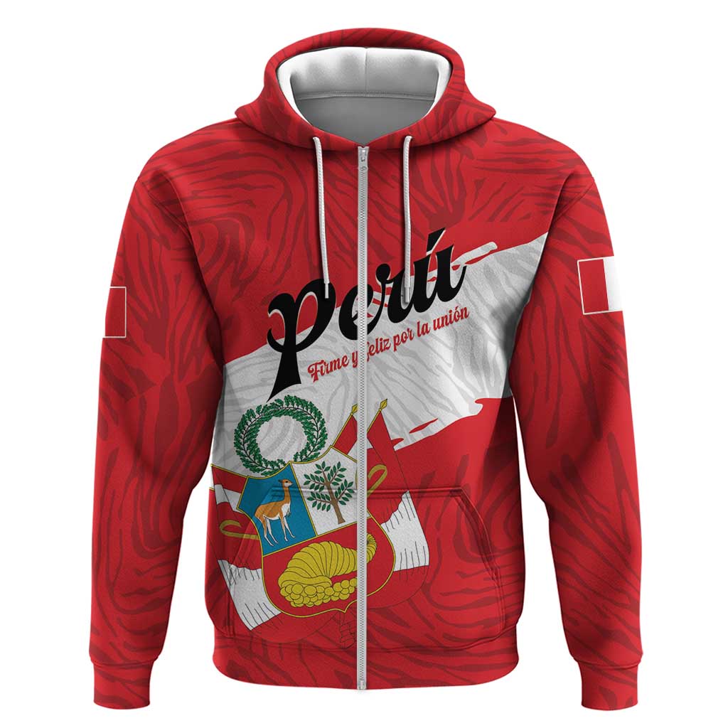 Personalized Peru Hoodie Piruw Ripuwlika Flag Stylized