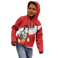 Personalized Peru Kid Hoodie Piruw Ripuwlika Flag Stylized