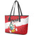 Peru Leather Tote Bag Piruw Ripuwlika Flag Stylized