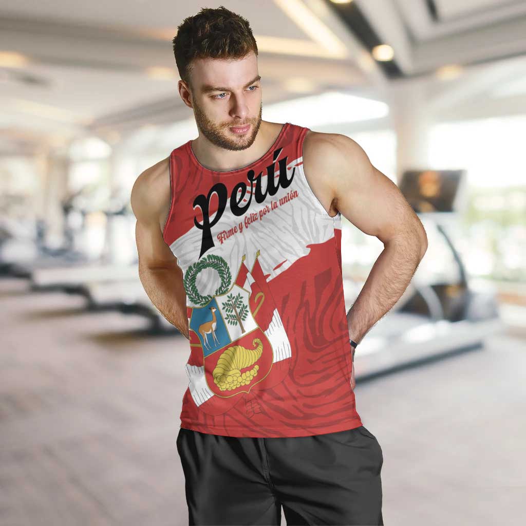 Personalized Peru Men Tank Top Piruw Ripuwlika Flag Stylized