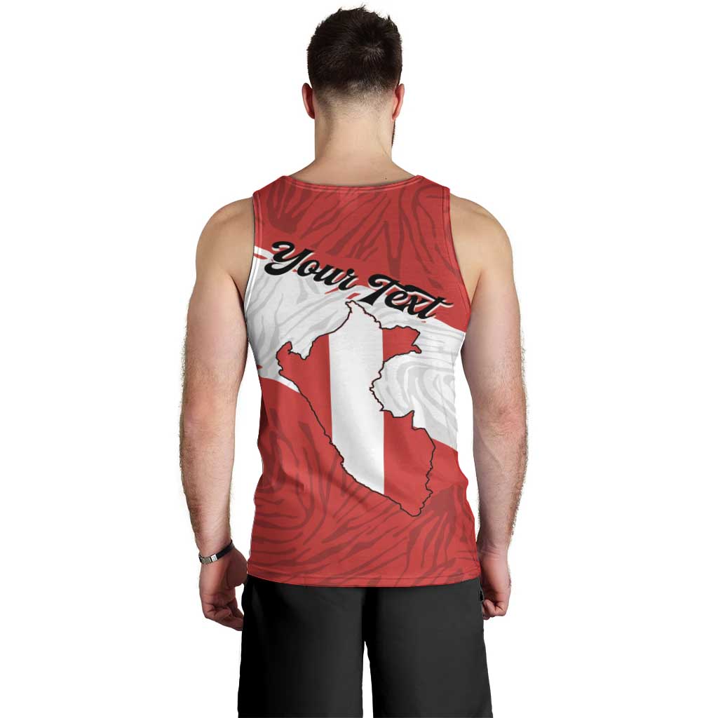 Personalized Peru Men Tank Top Piruw Ripuwlika Flag Stylized