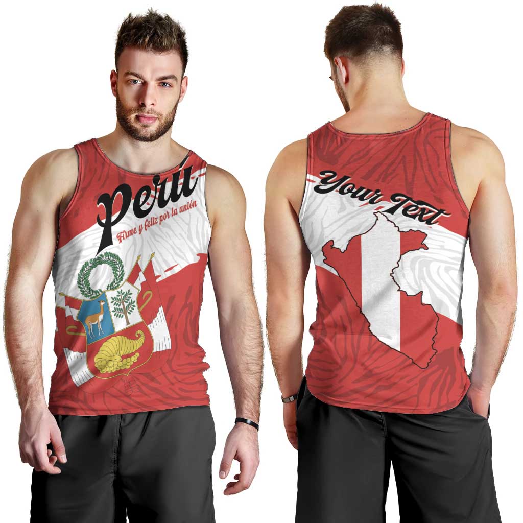 Personalized Peru Men Tank Top Piruw Ripuwlika Flag Stylized