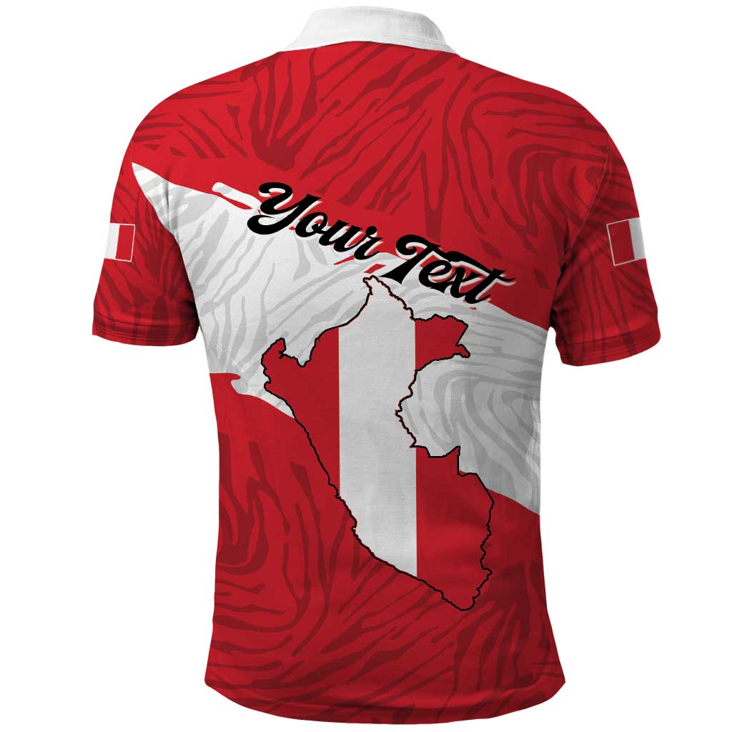 Personalized Peru Polo Shirt Piruw Ripuwlika Flag Stylized