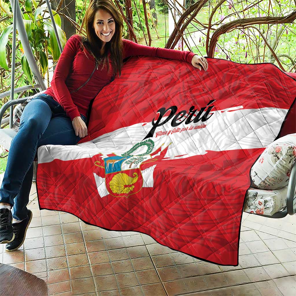 Peru Quilt Piruw Ripuwlika Flag Stylized