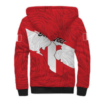 Personalized Peru Sherpa Hoodie Piruw Ripuwlika Flag Stylized