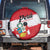 Peru Spare Tire Cover Piruw Ripuwlika Flag Stylized