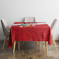 Peru Tablecloth Piruw Ripuwlika Flag Stylized