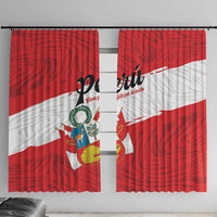 Peru Window Curtain Piruw Ripuwlika Flag Stylized