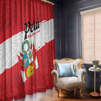 Peru Window Curtain Piruw Ripuwlika Flag Stylized