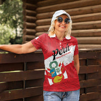 Personalized Peru Women Polo Shirt Piruw Ripuwlika Flag Stylized
