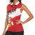 Personalized Peru Women Sleeveless Polo Shirt Piruw Ripuwlika Flag Stylized