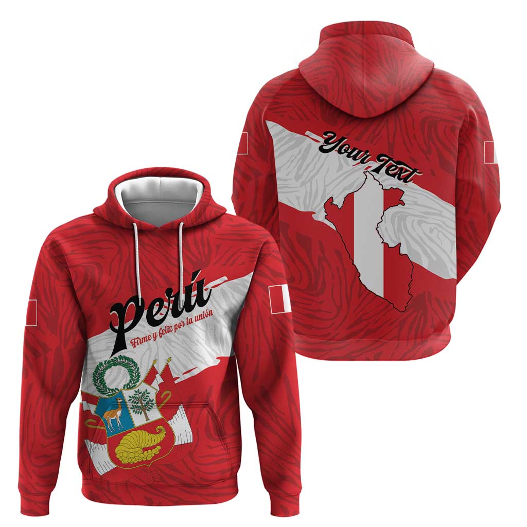 Personalized Peru Zip Hoodie Piruw Ripuwlika Flag Stylized