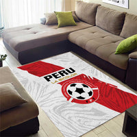 Football Peru Area Rug La Bicolor Go Champions