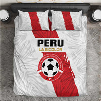 Football Peru Bedding Set La Bicolor Go Champions