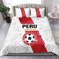 Football Peru Bedding Set La Bicolor Go Champions