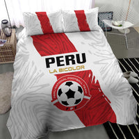 Football Peru Bedding Set La Bicolor Go Champions